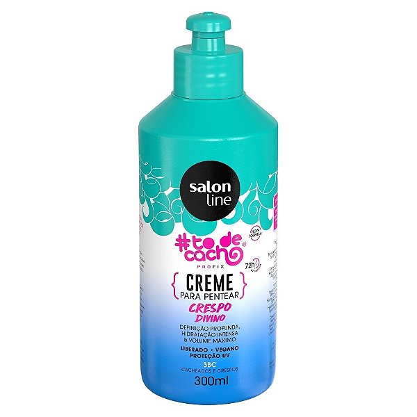 Creme Para Pentear #todecacho Crespos Divino Salon Line 300ml