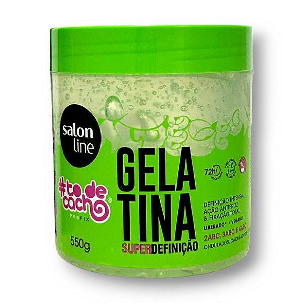Gelatina #todecacho Super Definição Salon Line 550g