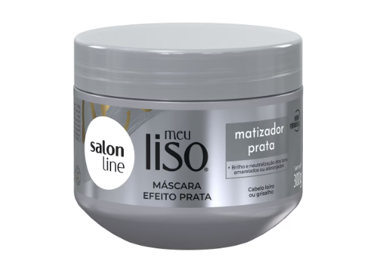 Máscara Meu Liso Matizador Prata Salon Line 300g