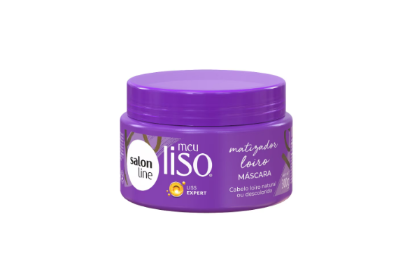 Máscara Meu Liso Matizadora Loiro Salon Line 300g