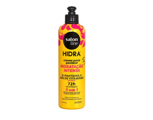 Salon Line Creme Para Pentear 3 em 1 Hidra D-Pantenol 300ml