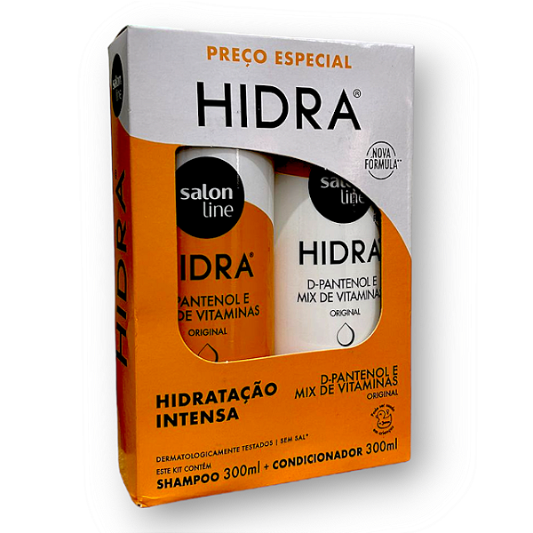 Shampoo Condicionador Hidra Hidratação Intensa Salon Line