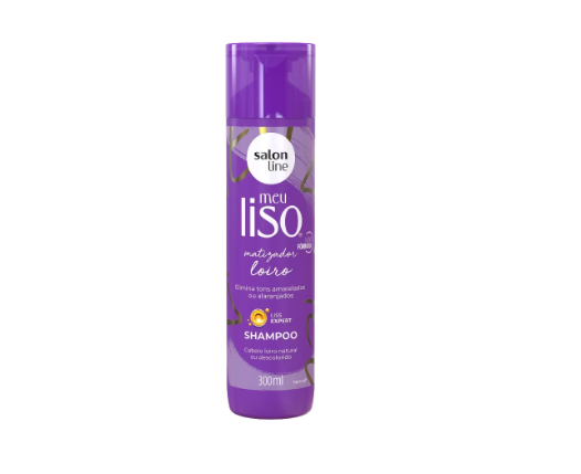 Shampoo Meu Liso Matizador Loiro Salon Line 300ml