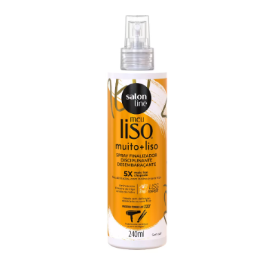 Spray Defrizante Protetor Térmico Meu Liso Muito+Liso Salon Line 240ml