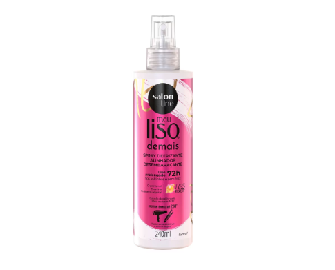 Spray Meu Liso Demais Defrizante Protetor Térmico 240ml Salon Line