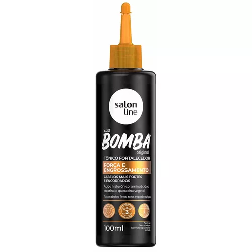Tônico Fortalece Engrossa Nutre Sos Bomba Salon Line 100ml