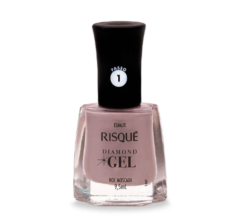 Esmalte Risqué Diamond Gel Noz Moscada 9,5ml