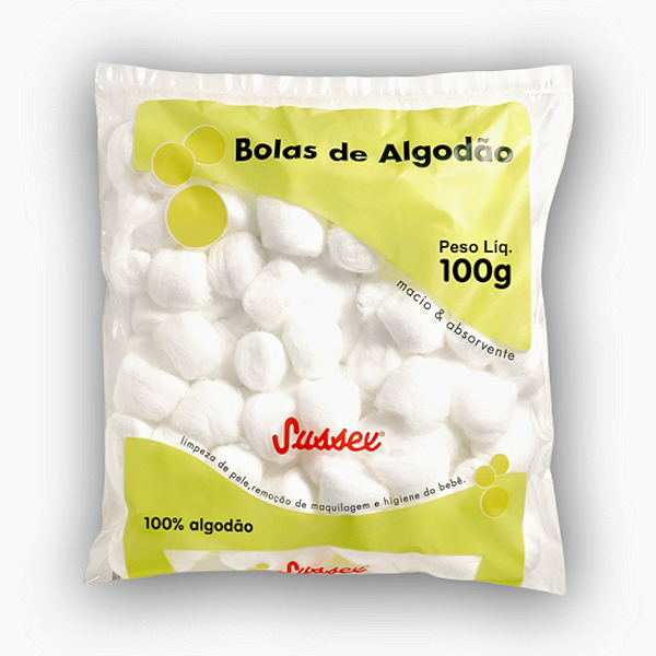 Algodão Bolinha Branca Sussex 100g