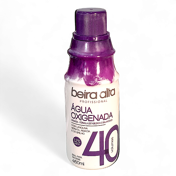 Água Oxigenada Beira Alta 40 Volumes 450ml