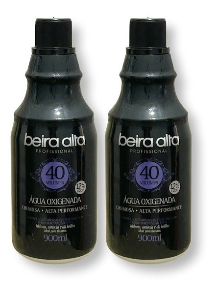 Água Oxigenada Black Beira Alta 40 Volumes 900ml - 2 unidades
