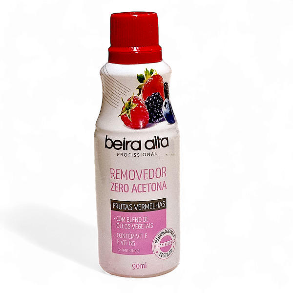 Removedor Esmalte Beira Alta 90ml Frutas Vermelhas