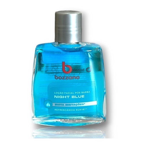 Loção Pós-Barba Night Blue Bozzano - Frescor e Conforto para Sua Pele - 100ml