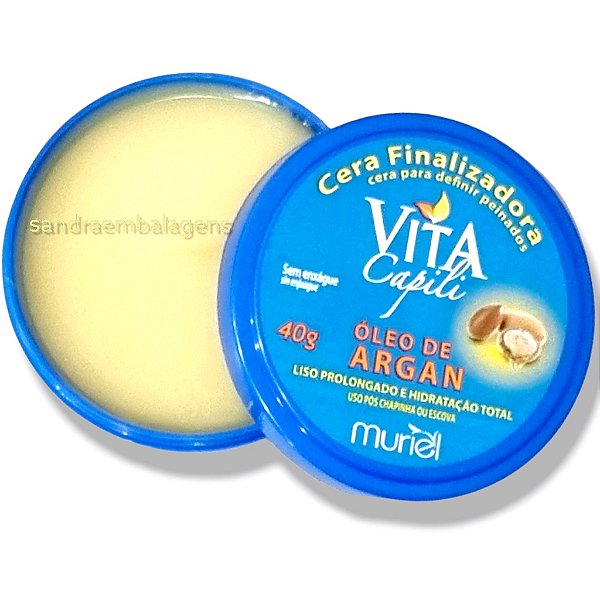 Cera Finalizadora Vita Capili Oleo De Argan Liso Muriel 40g