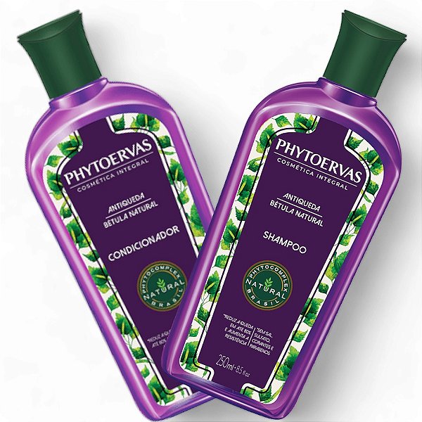 Kit Shampoo + Condicionador Antiqueda Phytoervas Bétula Natural 250ml