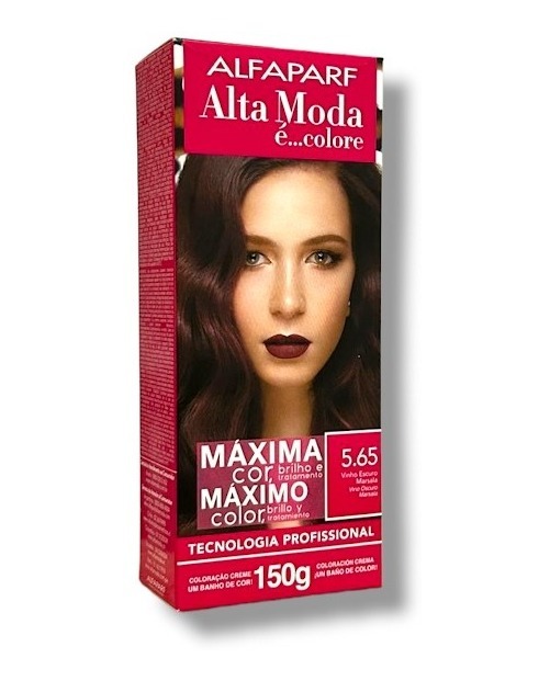 Alta Moda É Colore 5.65 Vinho Escuro Marsala 150g