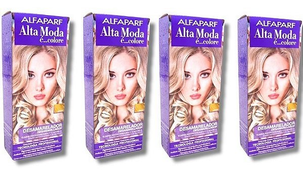 Kit Alta Moda Desamarelador Tratamento Matizador (4 unidades) Alfaparf