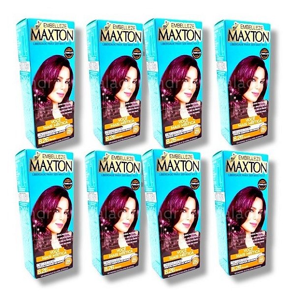 Kit Maxton 8.26 Marsala Embelleze Tintura Creme (8 unidades)