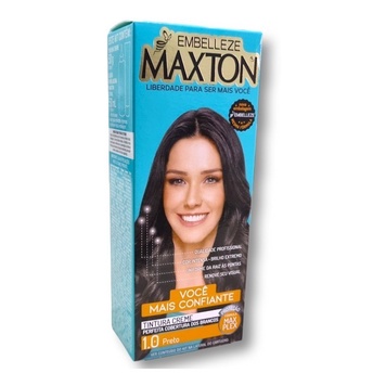 Maxton 1.0 Preto Embelleze Tintura Creme