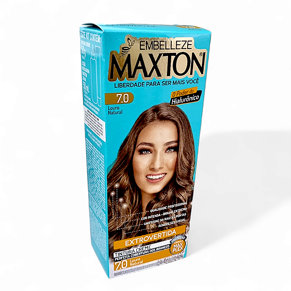 Maxton 7.0 Louro Natural Embelleze Tintura Creme