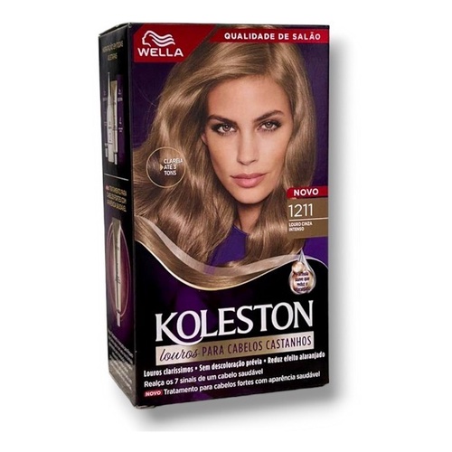 Koleston Coloração Permanente Cor 1211 Louro Cinza Intenso