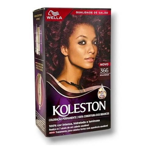 Koleston Coloração Permanente Cor 366 Acaju Púrpura