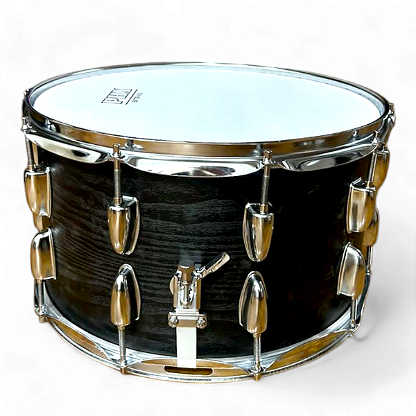 Caixa Bateria Phx Music 8x14 Preto Wood 10 Afinações Canoa Dupla