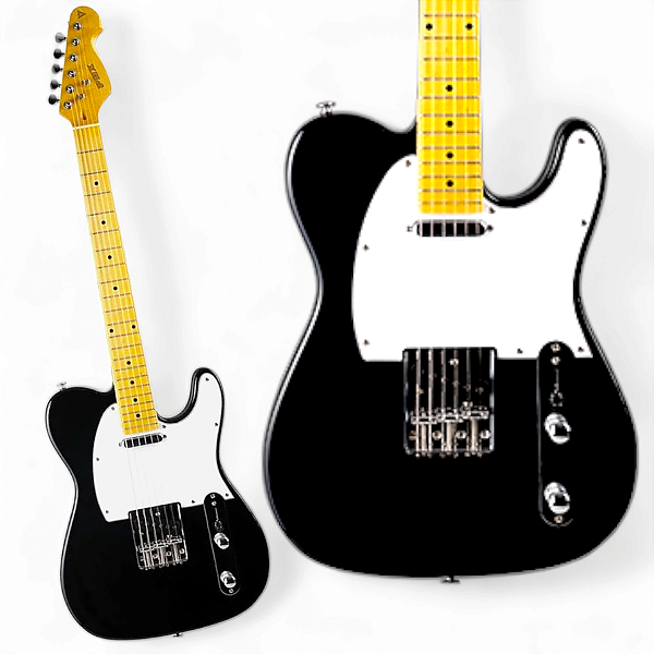 Guitarra Elétrica Telecaster PHX Vintage Preta Black TL-2 BK