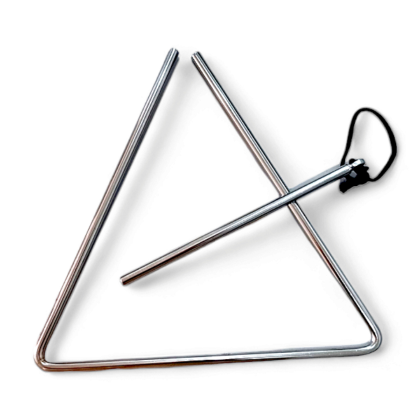 Triangulo Cromado 25cm X 08mm Phx Instrumentos Profissional Original