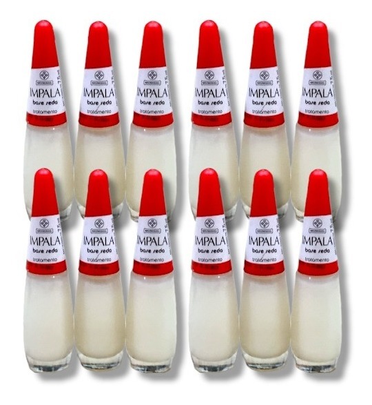 Base Seda Tratamento Transparente Impala Manicure - 12 Unidades
