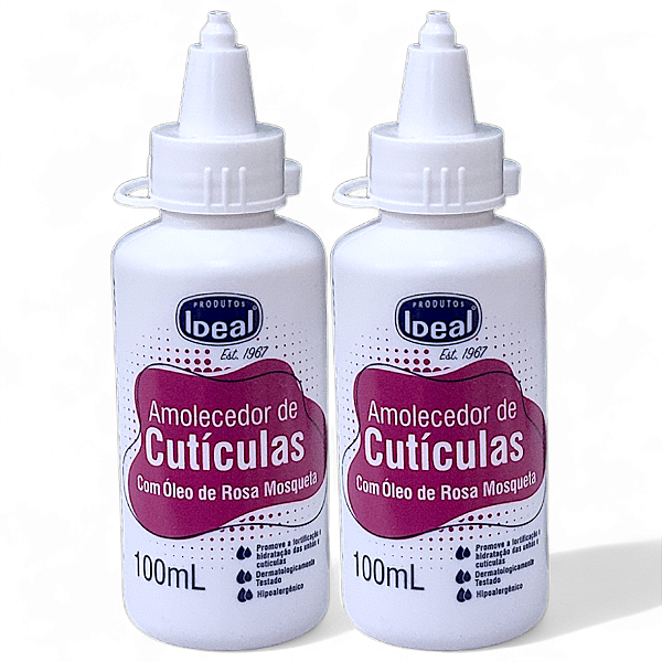 Amolecedor De Cutículas Ideal Óleo De Rosa Mosqueta 100ml - 2 Unidades