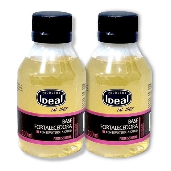 Ideal Base Fortalecedora Com D'pantenol & Cálcio 100ml - 2 unidades