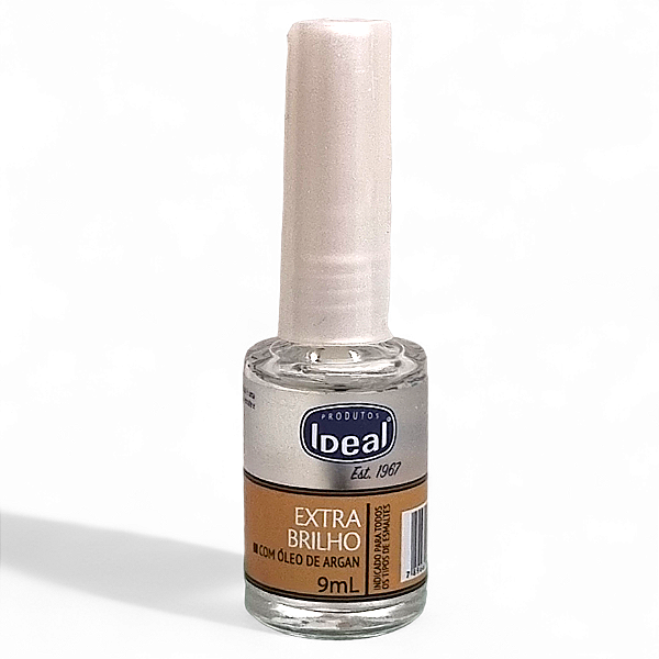 Ideal Base Para Unhas Extra Brilho Argan 9ml Secagem Rápida