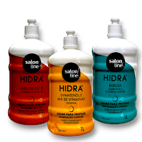 Cronograma Capilar Hidra Babosa + original + coco Salon Line 1L