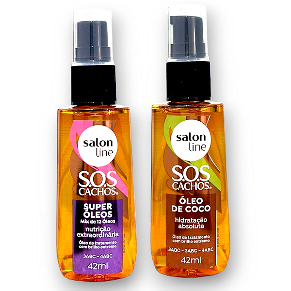 Kit Salon Line S.o.s Cachos Super Óleos E Óleo De Coco 42ml