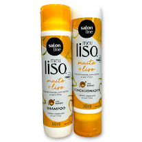 Kit Shampoo E Condicionador Meu Liso Muito+liso Salon Line