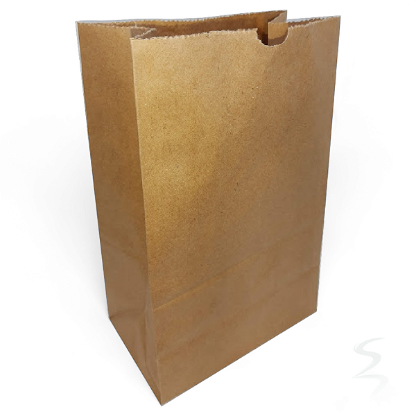 100 Sacos Kraft Delivery Médio Fast Food Entregas 24x30x14