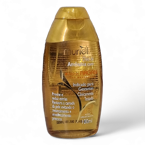 Óleo Corporal Amêndoas Com Óleo De Argan 100ml Muriel