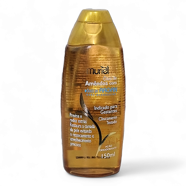 Óleo Corporal Amêndoas Com Óleo De Argan 150ml Muriel