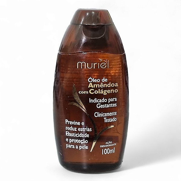 Óleo Desodorante Corporal Amêndoa E Colágeno 100ml Muriel