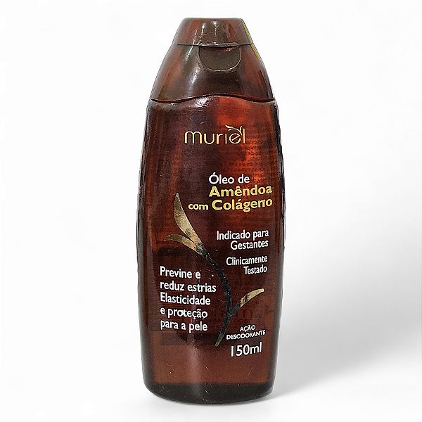 Óleo Desodorante Corporal Amêndoa E Colágeno 150ml Muriel