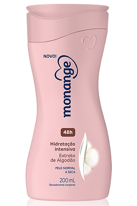 Hidratante Monange Hidratação Intensa Extrato de Algodão Pele Normal a Seca
