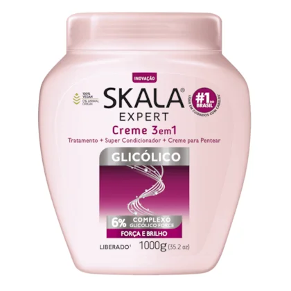 Skala Creme De Tratamento 3 Em 1 Glicólico