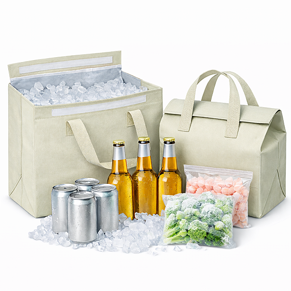 Kit 12 Sacola Térmica Média 15,5L (29x28x19cm) Delivery Impermeável C/ Velcro Embalagens Delivery Gelados Quentes