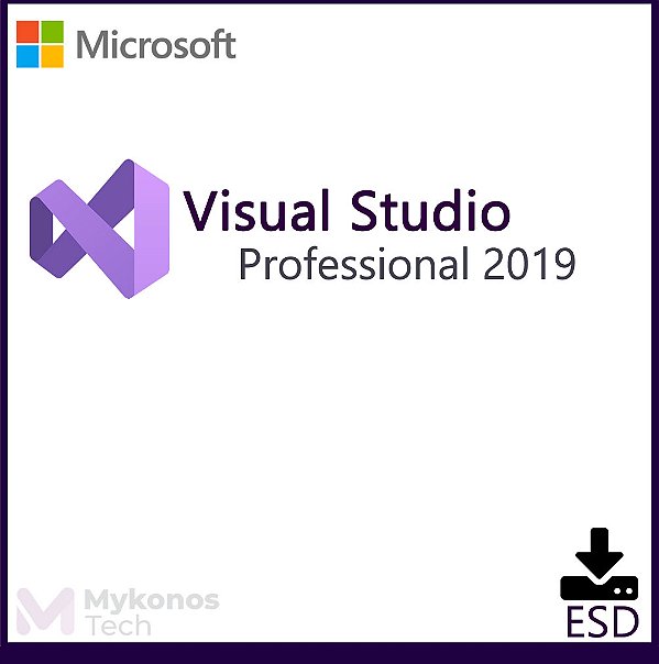 Licença VISUAL STUDIO PROFESSIONAL 2019 ESD