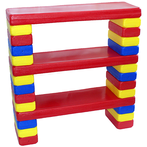 Kit Brick Shelf 25 Pçs