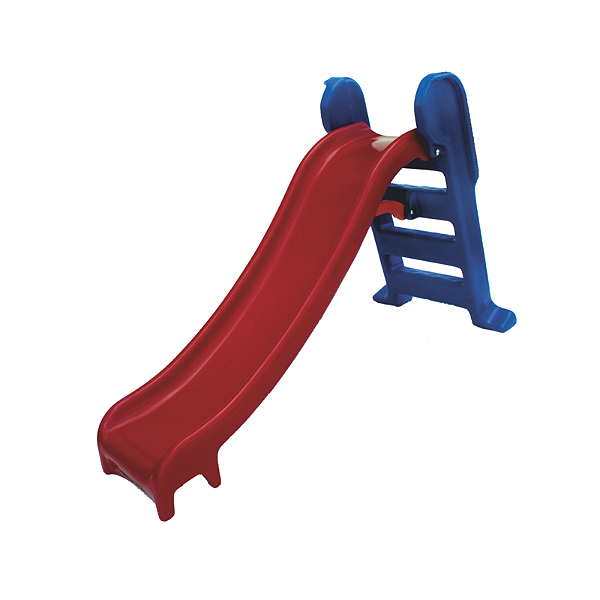 Escorregador Pequeno Vermelho e Azul