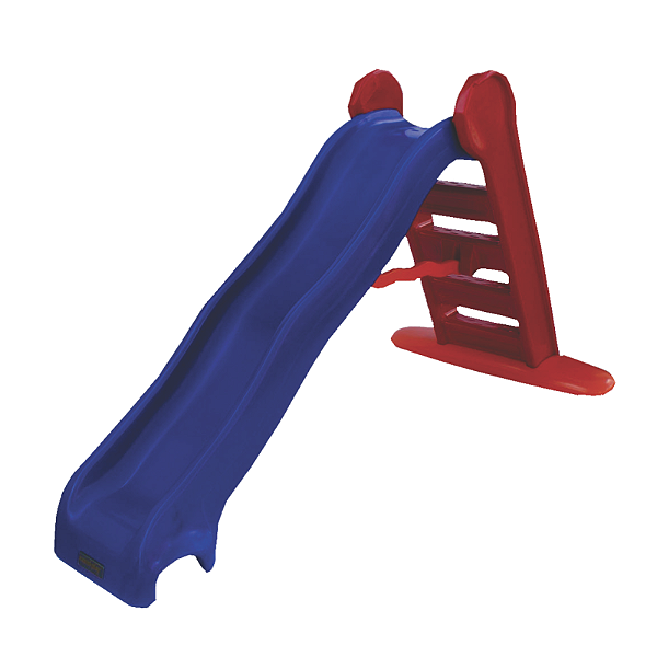 Escorregador Grande Azul e Vermelho