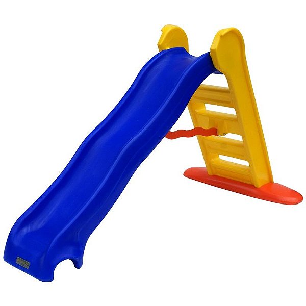Escorregador Grande Azul e Amarelo