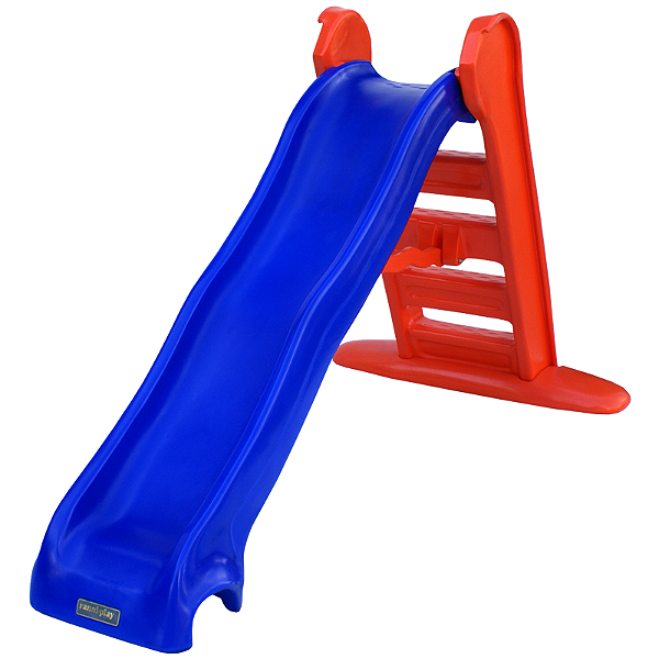 Escorregador Grande Azul e Laranja