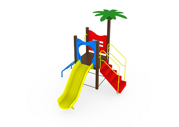 Playground Madeira Plástica - cód.: B951 - Faixa etária de até  06 anos